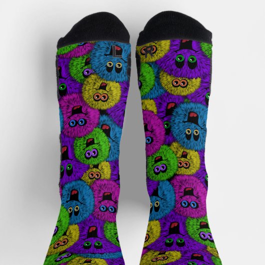 Chaussette Fuzzles conviviaux (Haut)