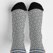 Chaussette G Bureau de création papillon bleu (Haut)