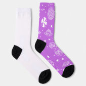 Chaussette Galaxy Adventure - Chaussettes cosmiques avec Plan (Droite)