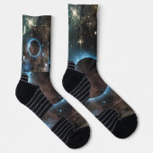 Chaussette Galaxy Nebula Planet Hubble Télescope Photographie (Droite)