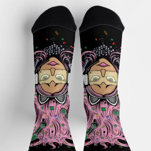 Chaussette Gamer fille (Haut)