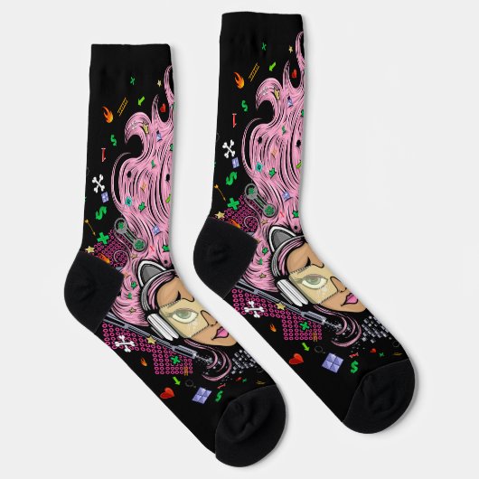 Chaussette Gamer fille (Droite)