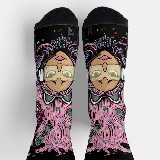 Chaussette Gamer fille (Haut)