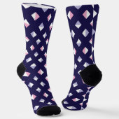 Chaussette Gem coloré Motif transparent (Angulaire)