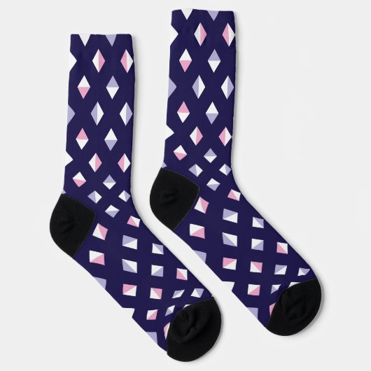 Chaussette Gem coloré Motif transparent (Droite)