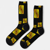 Chaussette Géométrie fractale (Gauche)