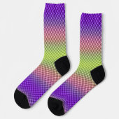 Chaussette Géométrique, dégradé, Ombre (Gauche)