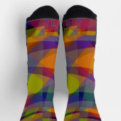 Chaussette Géométrique foncée - Chaussettes de sport (Haut)