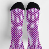 Chaussette Géométrique violette (Haut)