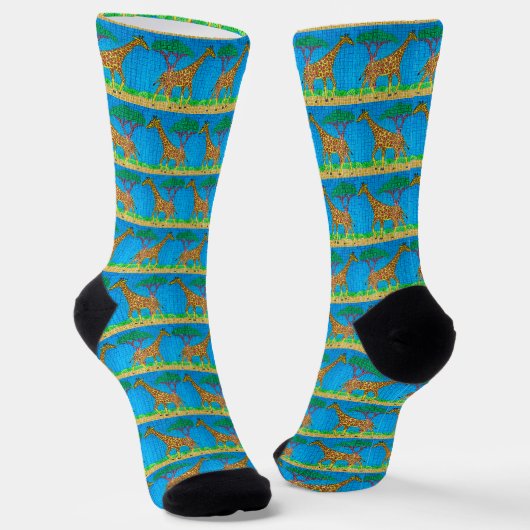 Chaussette Girafe - Chaussettes Premium (Angulaire)