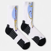 Chaussette GIRAFFE & HONEYBEE TEA par Jeff Willis (Droite)