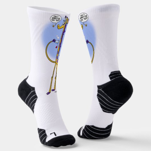 Chaussette GIRAFFE & HONEYBEE TEA par Jeff Willis (Angulaire)