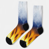 Chaussette Glace et flamme (Gauche)