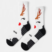 Chaussette Glam Rednose Reindeer & Antlers (Gauche)