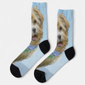 Chaussette Glen of Imaal Terrier Peinture - Art original Chie (Gauche)
