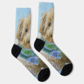 Chaussette Glen of Imaal Terrier Peinture - Art original Chie (Droite)