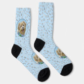 Chaussette Glen of Imaal Terrier Peinture - Art original Chie (Droite)