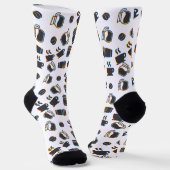 Chaussette Glitch café (Angulaire)