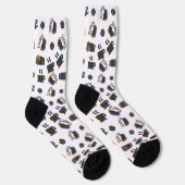 Chaussette Glitch café (Droite)