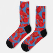 Chaussette Globules Rouges Cool Moderne (Gauche)