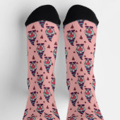 Chaussette Gnomes de la Saint-Valentin roses (Haut)