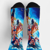 Chaussette Goku Ultra Instinct (MUI) Underwear & Socks (Haut)