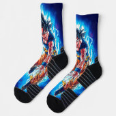 Chaussette Goku Ultra Instinct (MUI) Underwear & Socks (Gauche)