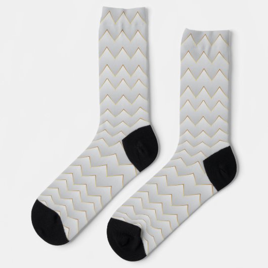 Chaussette Gold Zig Zag Chevron (Gauche)