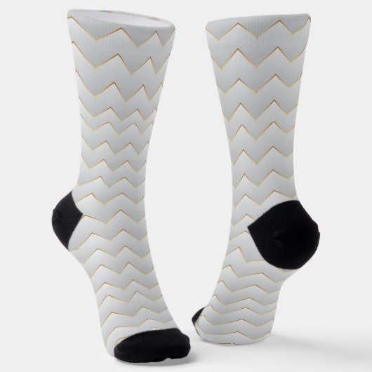 Chaussette Gold Zig Zag Chevron (Angulaire)
