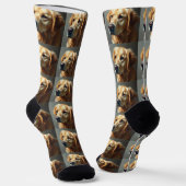 Chaussette Golden Retriever Chien (Angulaire)