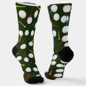 Chaussette Golf Balls et Tee - shirt Patterned Golf (Angulaire)