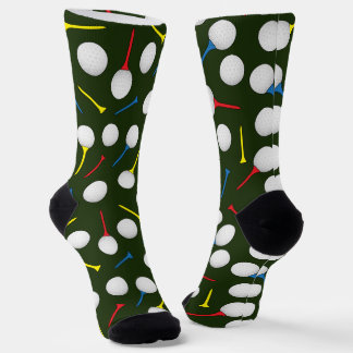 Chaussette Golf Balls et Tee - shirt Patterned Golf