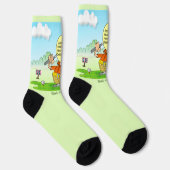 Chaussette Golf Funny Cartoon Crew (Droite)