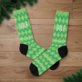 Chaussette Golf sur mesure Joyeux Golfmas Green Chaussettes d