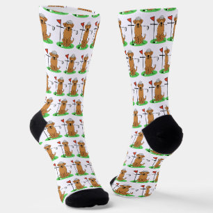 Chaussette Golf Yellow Labrador Retriever (yaourt 5) Chien -