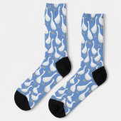 Chaussette Goose Bird Pattern Blue (Gauche)