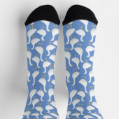 Chaussette Goose Bird Pattern Blue (Haut)