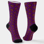 Chaussette Gothique Melting Love Heart Motif (Angulaire)