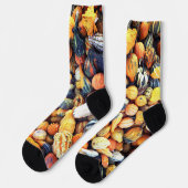Chaussette Gourdes colorées C (Gauche)