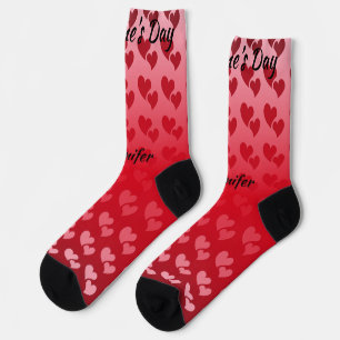 Chaussette Gradient Hearts Saint-Valentin