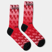 Chaussette Gradient Hearts Saint-Valentin (Droite)