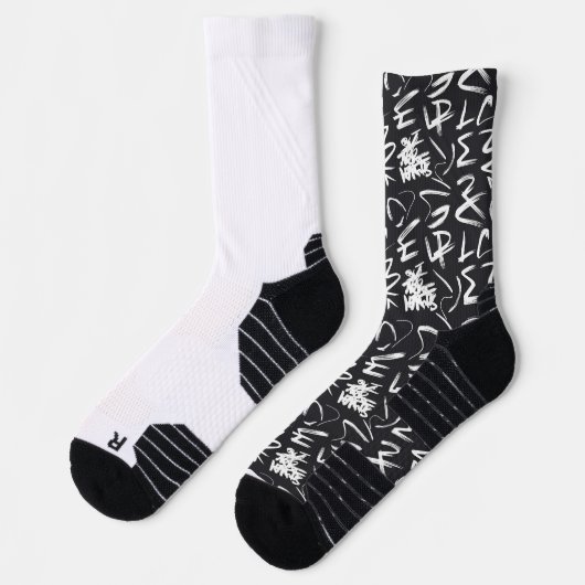 Chaussette Graffiti (Gauche)