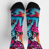 Chaussette Graffiti Street Art Splash (Haut)