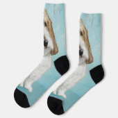 Chaussette Grand Basset Griffon Vendeen - Art Chien original (Gauche)