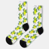 Chaussette Grandes Chaussettes Motif Shamrock (Gauche)