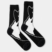 Chaussette Graphiques Keeshond - Art Original de Chien Mignon (Droite)