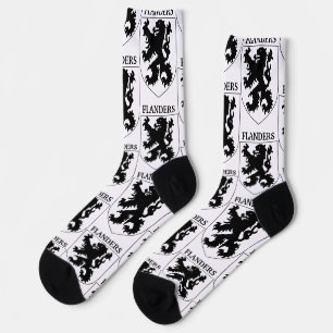 Chaussette Graphisme du Lion des Flandres Art