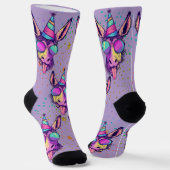 Chaussette Gras, Bright Donkey dans la conception de lunettes (Angulaire)