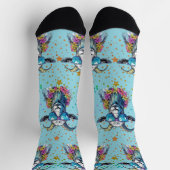 Chaussette Gras, chèvre brillante en lunettes de soleil Desig (Haut)