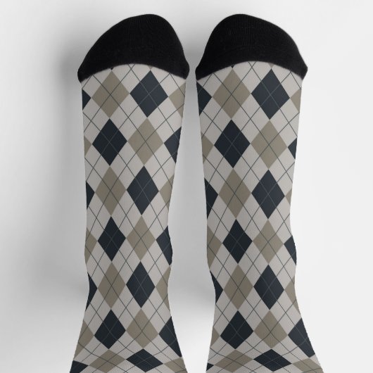 Chaussette Gray Argyle (Haut)
